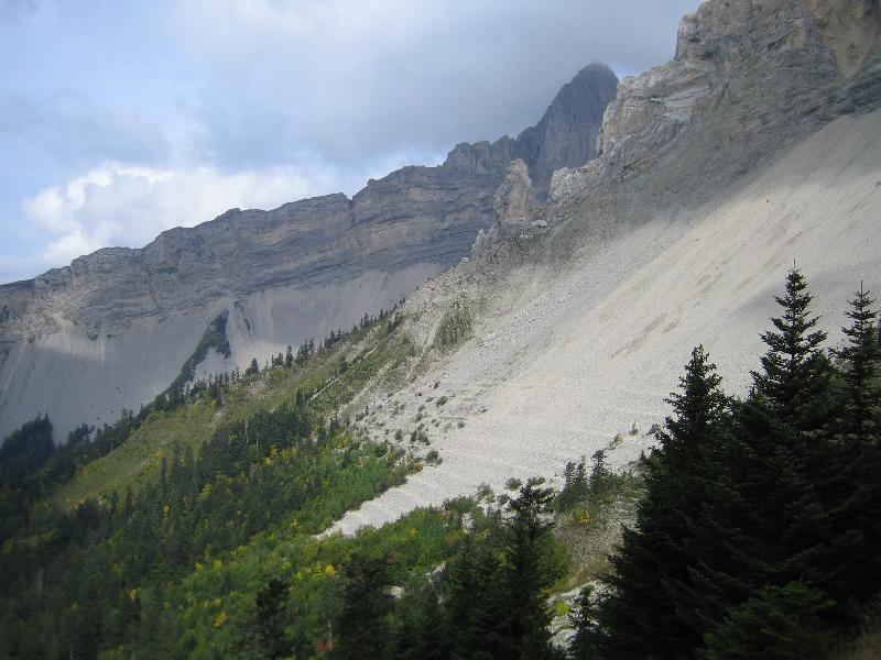 Terrassement du pierrier de la Plainie