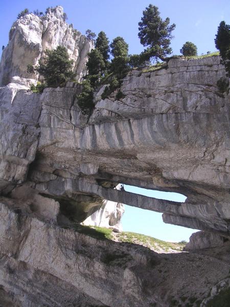 Tour Percée, Marmotte et Warf
