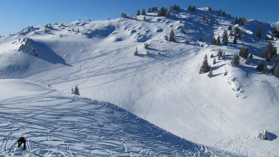 Traces vers le Petit Som