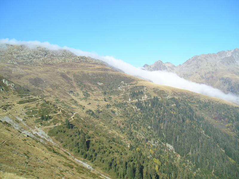 Topo : Pas de la Coche depuis le Rivier d'Allemont.