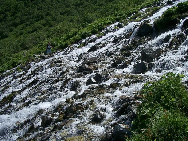 Traversée de ruisseau
