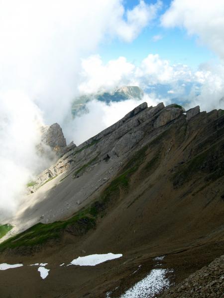 Trou de la Mouche vu depuis Tête Pelouse