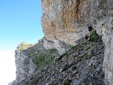 Tête de Garnesier depuis La Jarjatte par le col de Corps et la face NW, retour par le pas de l&apos;Ane