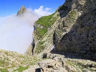 Tête de Garnesier depuis La Jarjatte par le col de Corps et la face NW, retour par le pas de l&apos;Ane