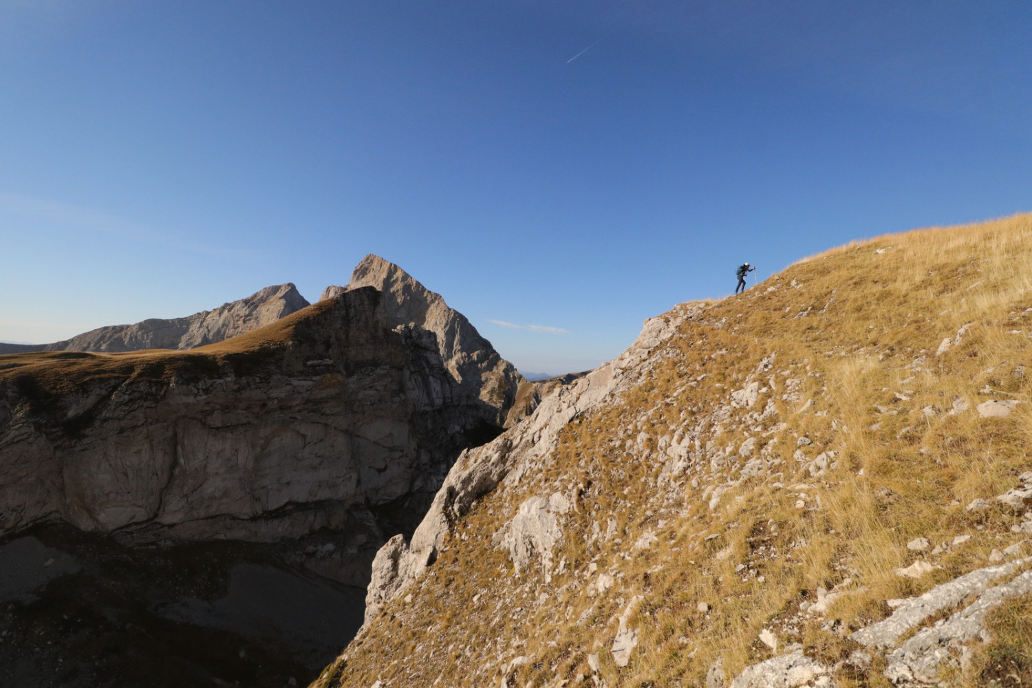 Tete de Vachere Sud Est depuis la Jarjatte