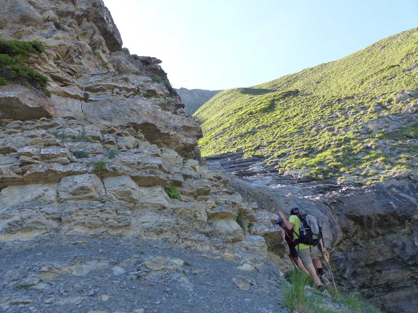 Sous le "crux"
