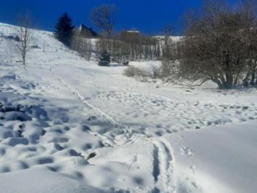 Pointe des Brasses en ski de ra do