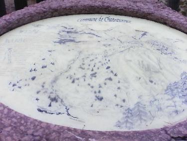 Table gÃ©ologique , en face des "demoiselles coiffÃ©es"