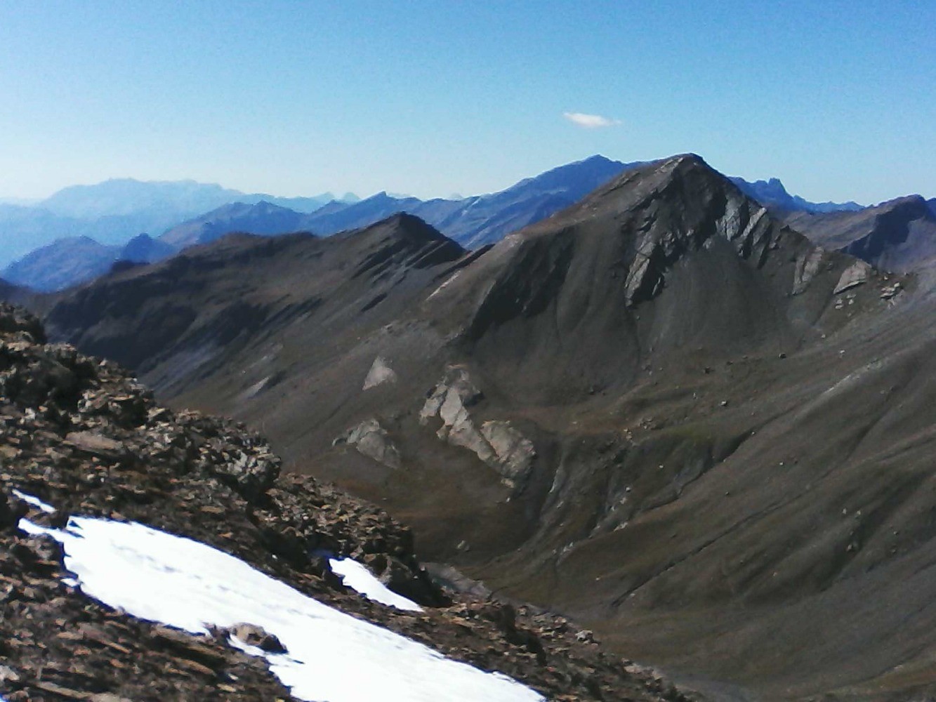 toujours ds la montÃ©e Ã  diolon : le dÃ©voluy au loin