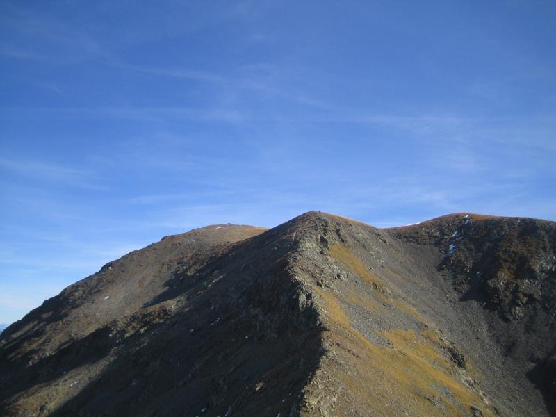 toujours sur l'arete coté sommet