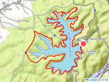 Tour du lac de Pierre Percée 