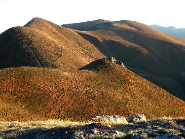 Tous les puys de la crÃªte dans le rÃ©tro, depuis le Puy de la Tache