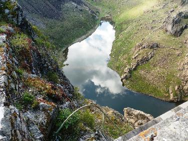 Tout ce qui reste du lac du Gouffre d&apos;Enfer