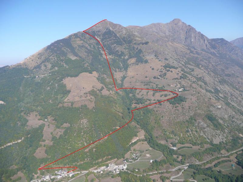 tracé du parcours pour le Piquet