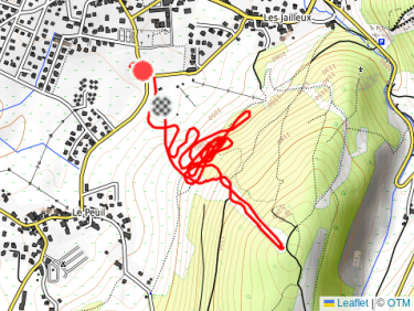 Trail dans l&apos;après-midi