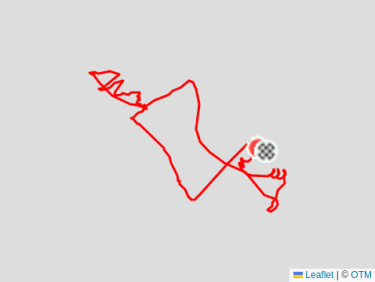 Trail dans l&apos;après-midi