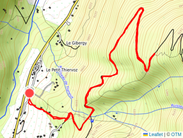 Trail dans l'après-midi