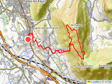 🇺🇦 Trail Croix de Chignin alt 1250 m