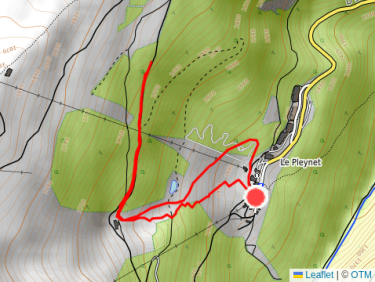 Trail dans l&apos;après-midi