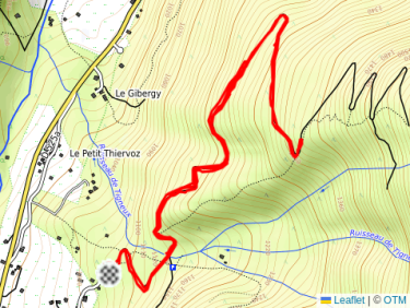 Trail dans l&apos;après-midi