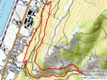 Trail dans l&apos;après-midi