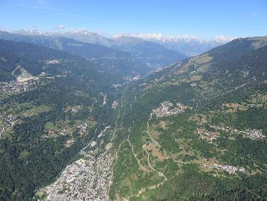 Transition au dessus de Bozel