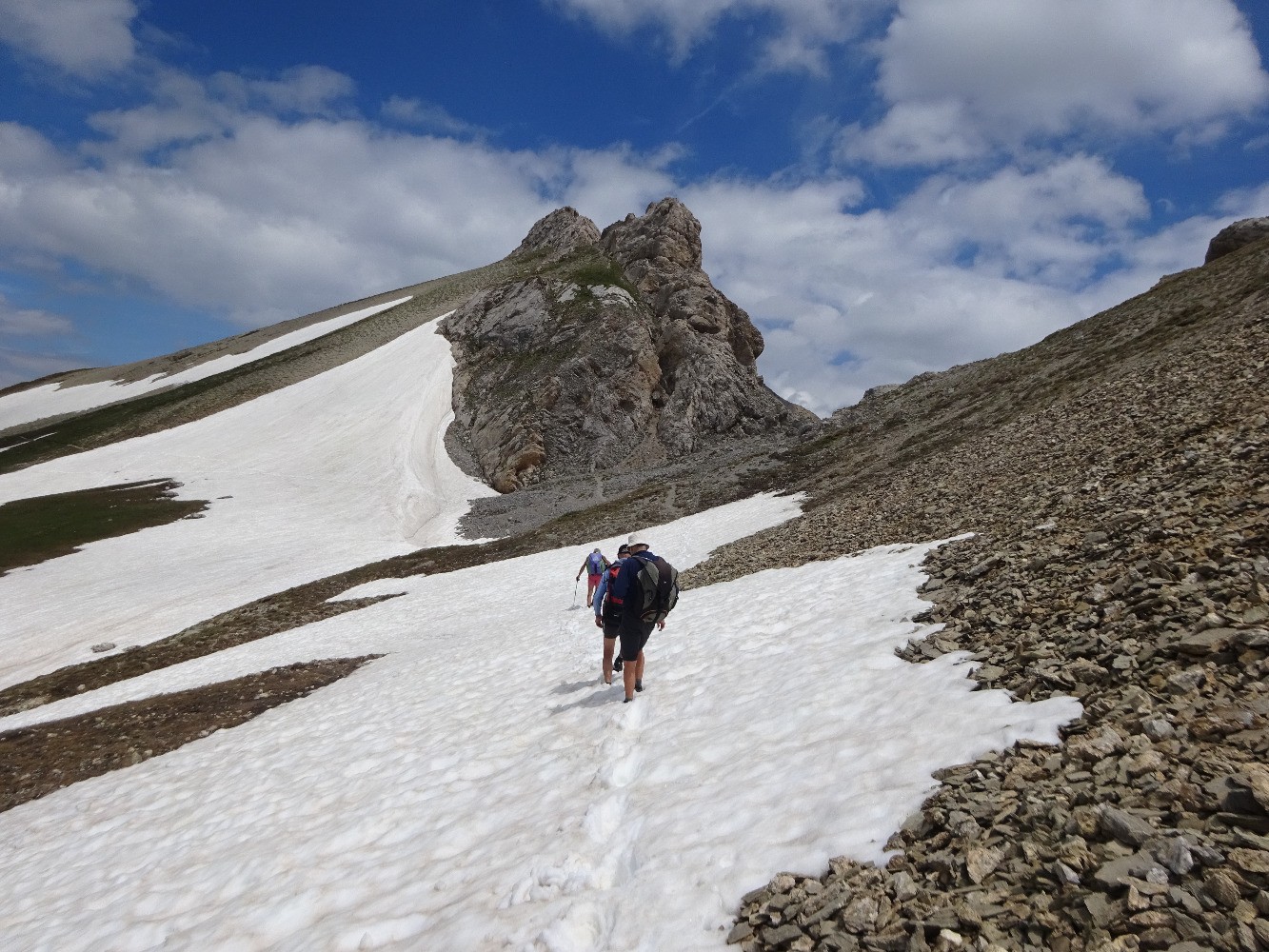 TraversÃ©e de nÃ©vÃ© entre le col du Givre et le col du Lauzon
