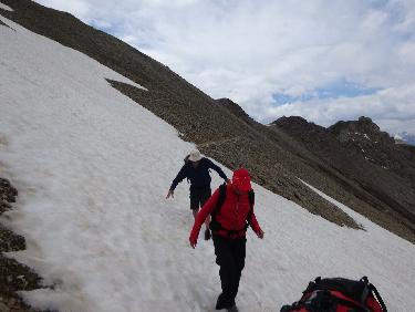 TraversÃ©e de nÃ©vÃ© entre le col du Givre et le col du Lauzon