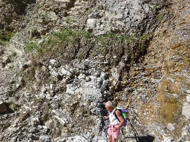 TraversÃ©e un peu dÃ©licate sur le sentier balcon