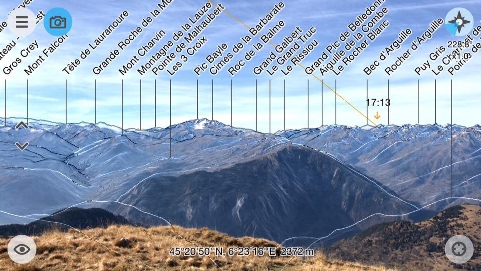 la mÃªme photo avec Peak Finder, c'est mieux