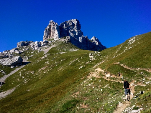 Un peu plus haut... sommet en vue !