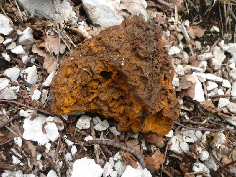 Une pierre étonnante ici