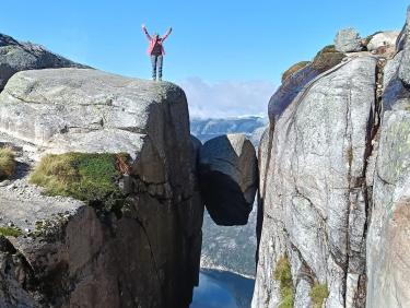 Un caillou vertigineux !