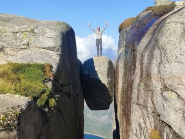 Un caillou vertigineux !