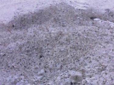 une belle masse de neige compactÃ©e