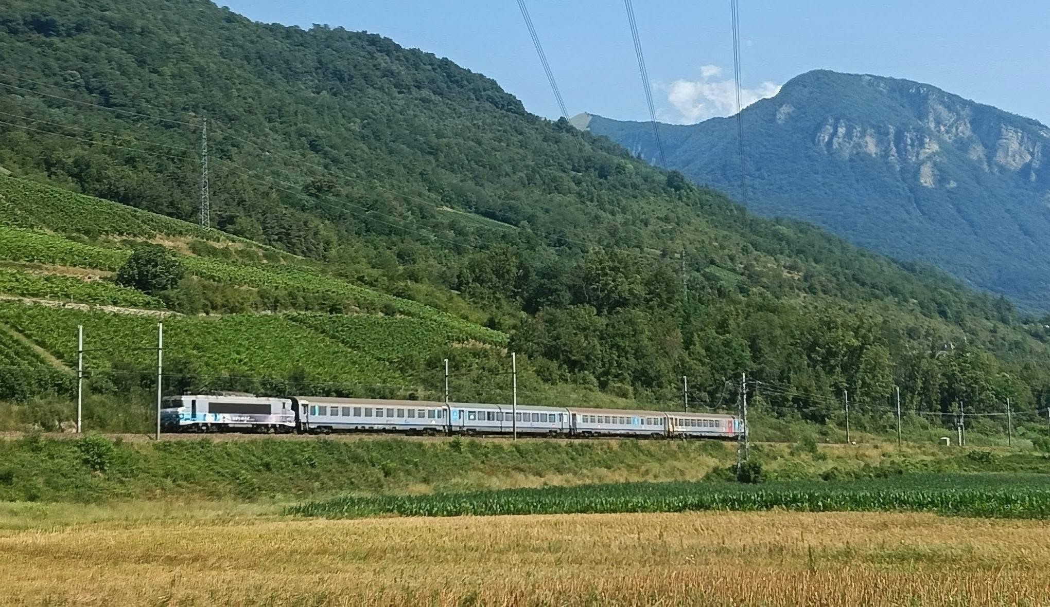 Une des dernières locomotives électriques 22 000 encore en circulation 
