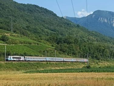 Une des dernières locomotives électriques 22 000 encore en circulation 