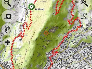 Une descente affolante 