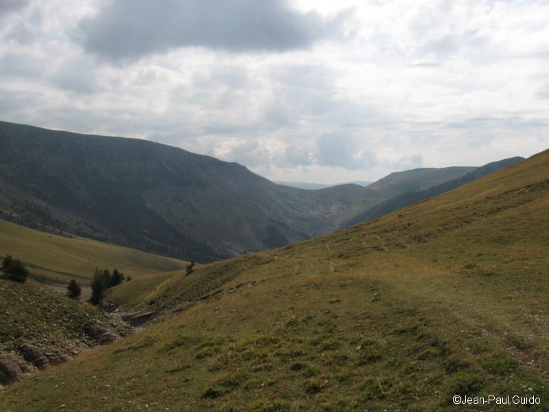 Vallée vers la cabane de Chalufy