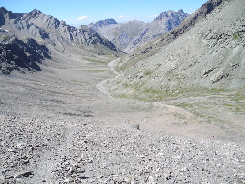 Vallon de ChabriÃ¨re depuis les pentes du Col
