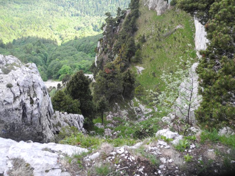 Vers la sortie du couloir de Montbrun