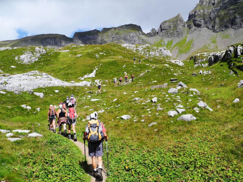 Vers le col de la Portette