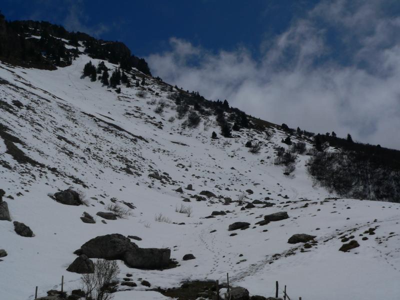 Vers les Rochers de Chalves