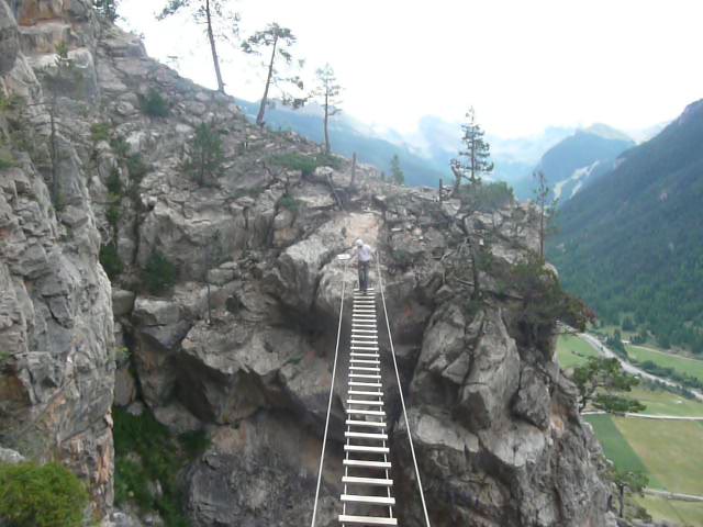 Via Ferrata de Ceillac - Passerelle de 20m
