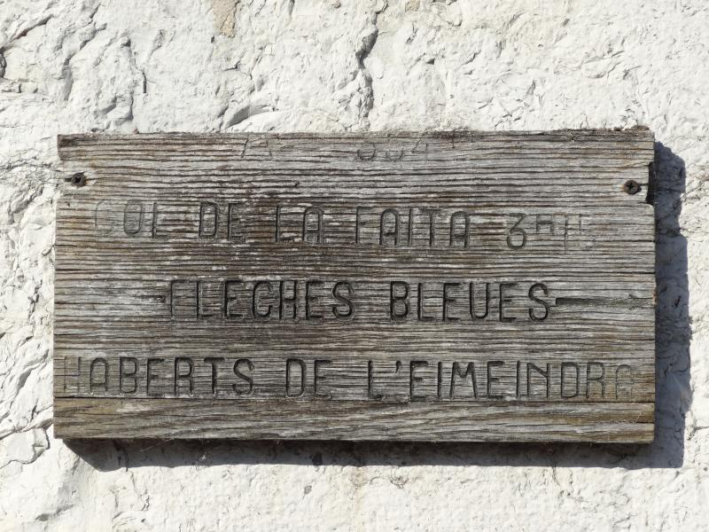 Vieux panneau Saint Ismier