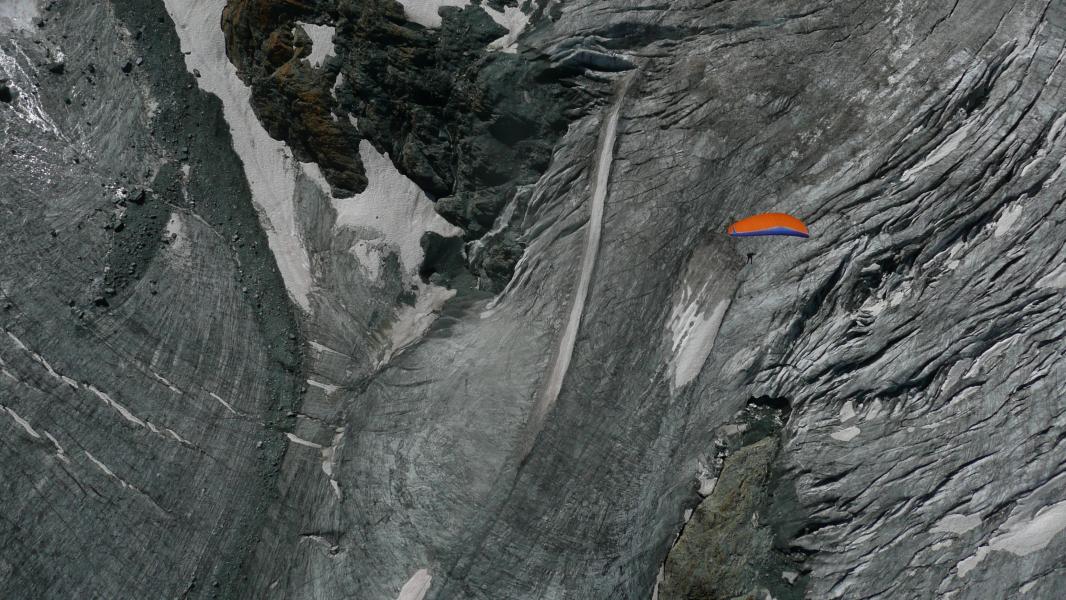 Voile au dessus du glacier de Saas-Fee