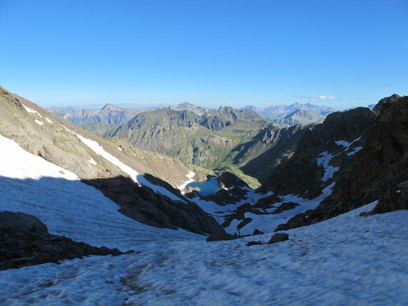 Vue NO du col de Vens