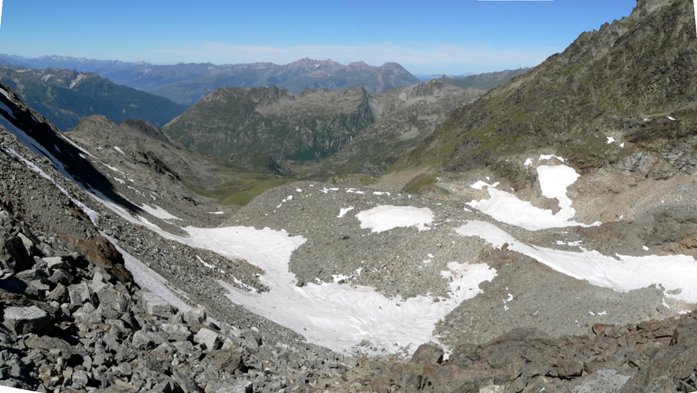 Vue d'ensemble de la descente