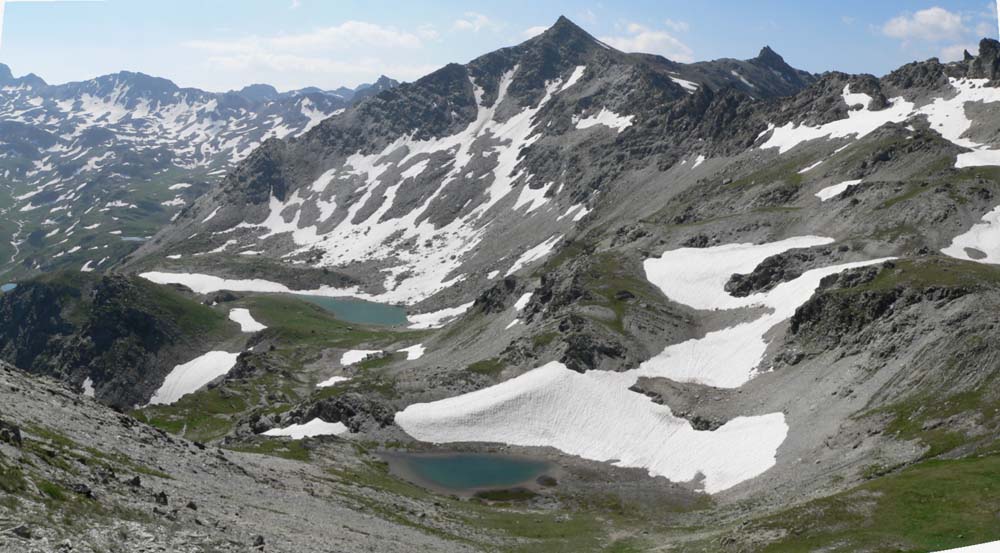 Vue d'ensemble sur les 4 lacs