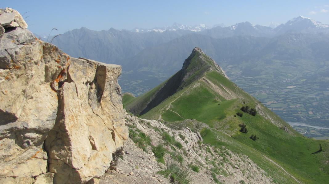 Vue depuis la montée à Gleize